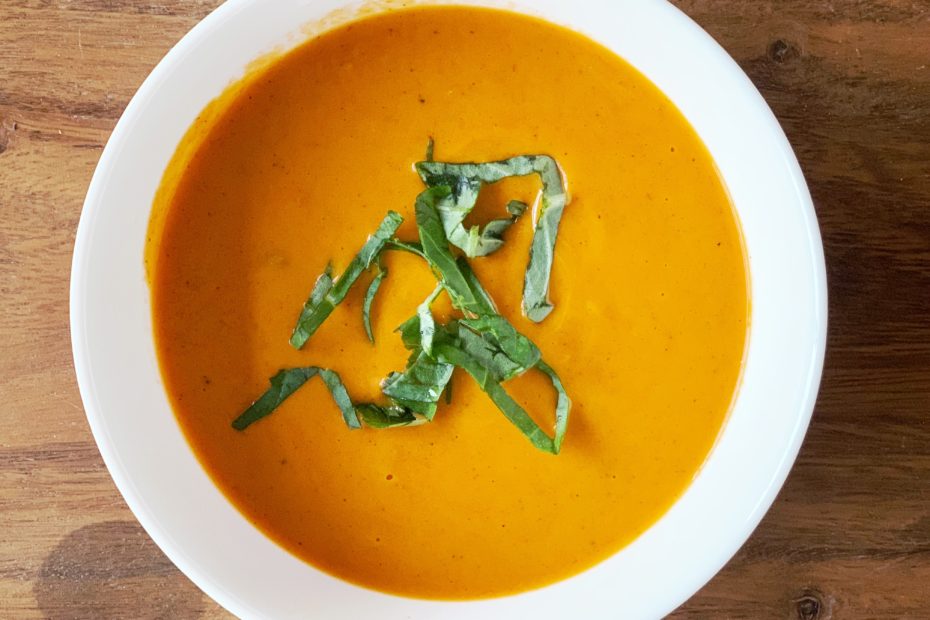 Fire Roasted Tomato Soup - Ahimsa Health and Wellness